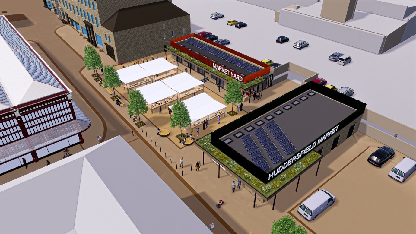 Detailed plans for Huddersfield market shared - Business Kirklees